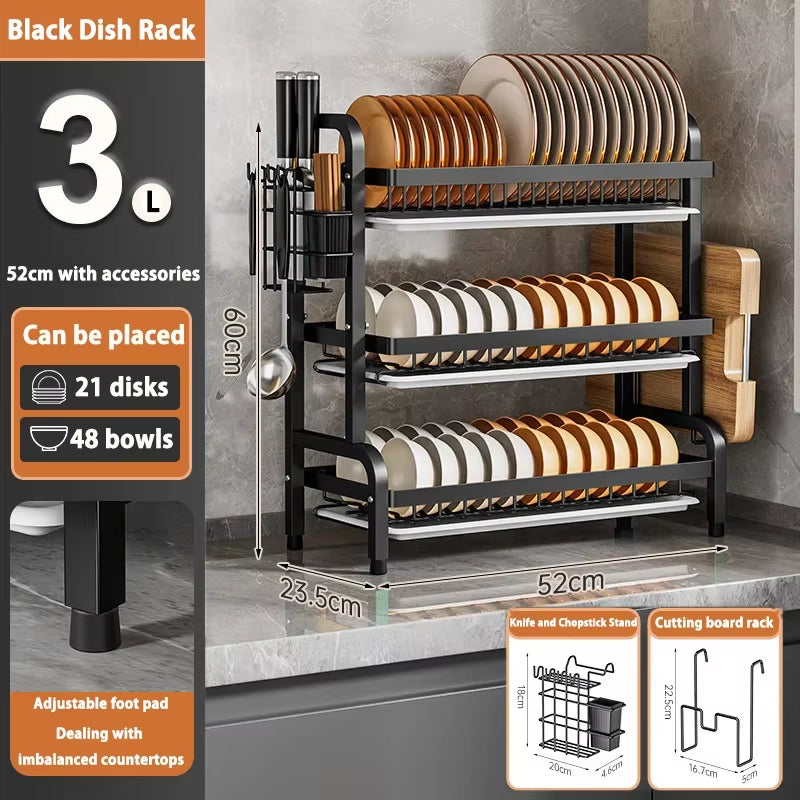 Égouttoir de cuisine multifonctionnel رف مطبخ متعدد الوظائف