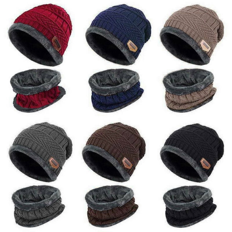 Chapeaux écharpe طقم قبعة ووشاح شتوي
