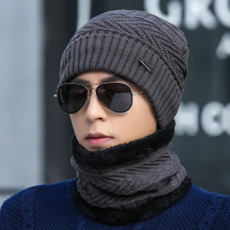 Chapeaux écharpe طقم قبعة ووشاح شتوي